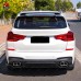 Диффузор Carbon Kit для BMW X3: стиль и качество в чёрн