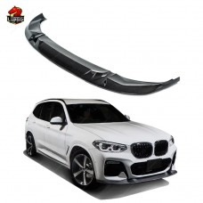 Передняя Губа из Углеродного Волокна для Bmw X3 - Стиль 3d. в Черном Цвете.