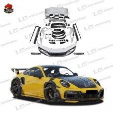 Комплект Переднего, Заднего Бампера и Спойлера Porsche 911 из Углеродного Волокна.