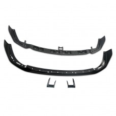 Губа Bmw 1 F40 Черная Глянцевая с Сплиттером, Abs Материал Губа Bmw 1 F40 Черная Глянцевая с Сплиттером, Abs Материал