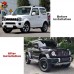 Фары и бамперы Jimny Suzuki в стиле G63, черный пластик