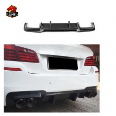 Диффузор Заднего Бампера для Bmw 5 Серии F10 M5, Углеродное Волокно, Черный, Защита от Ультрафиолета.