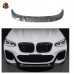 Передняя губа BMW X3 G01 Карбоновая черного цвета