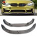 Передняя губа BMW M3 M4 F80 F82 из углеродного волокна,