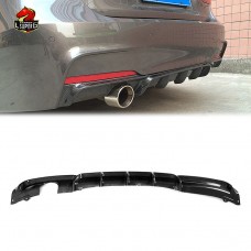 Диффузор Заднего Бампера Bmw 3 Серии из Углеродного Волокна, Стиль Mp F30, Черный, Защита от Уф.