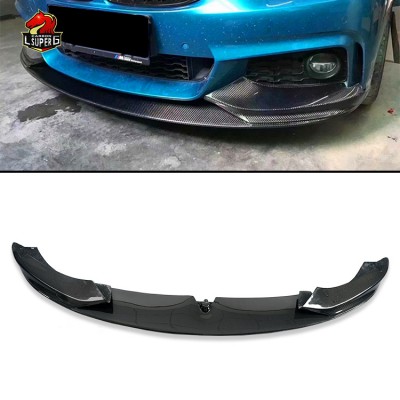 Накладка переднего бампера MP Style для BMW 4 серии. Уг