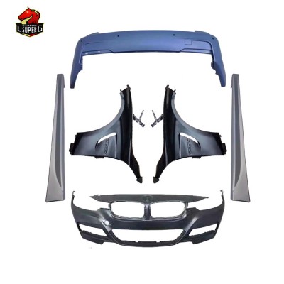 Комплект кузова BMW 3 серии F30 F35 в стиле MT, Черный 