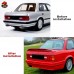 BMW 3 серии E30 Мт Body Kit из ПП пластика, черного цве