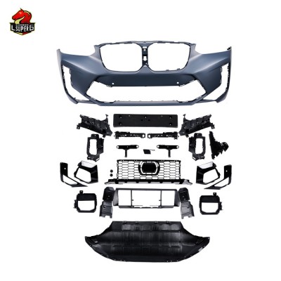 Новый передний задний бампер для BMW X3 черного цвета и