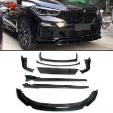 Комплект Кузова Black Knight для Bmw X5, Глянцевый Черный, Abs