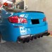 Диффузор задний BMW 5 серии F10, черный, полноразмерный Диффузор задний BMW 5 серии F10, черный, полноразмерный