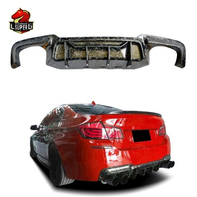 Диффузор задний BMW 5 серии F10, черный, полноразмерный Диффузор задний BMW 5 серии F10, черный, полноразмерный