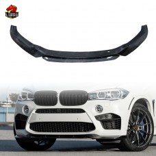 Накладка на Бампер V-стиля для Bmw X5m X6m из Углеродного Волокна, Черная