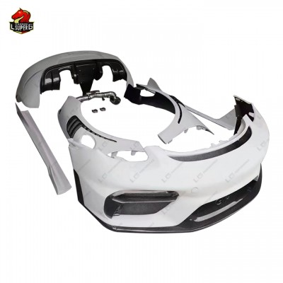 Обвес GT4RS для Porsche Cayman 981, углеродное волокно,