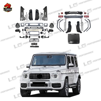 Бампер для Mercedes-Benz G-klasse в черном цвете, защит