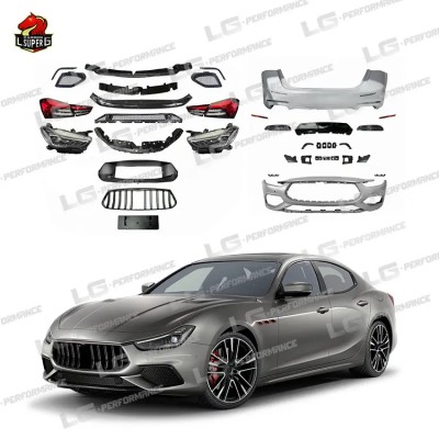 Новый передний бампер Maserati Ghibli в стиле Trofeo: ч