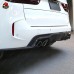 Комплект диффузора заднего бампера BMW X5M из углеродно