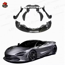 Комплект Углеродных Деталей Ryft Style для Mclaren 720s: Передняя Губа, Диффузор, Боковые Юбки, Спойлер.