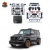 Бамперы и капот Mercedes G-класса W463 в стиле AMG, чер