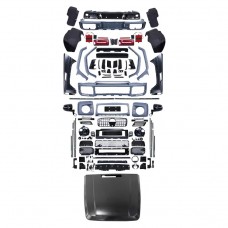 Бамперы и Капот Mercedes G-класса W463 в Стиле Amg, Черный. Бамперы и Капот Mercedes G-класса W463 в Стиле Amg, Черный.