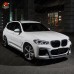 Накладка на BMW X3 G01, 3D-стиль, черный, высококачеств