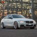 Обвес для BMW черный глянцевый ABS: передний сплиттер, 