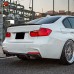 Обвес для BMW черный глянцевый ABS: передний сплиттер, 