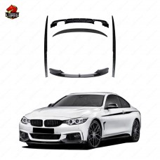 Обвес для Bmw Черный Глянцевый Abs: Передний Сплиттер, Задний Диффузор, Спойлер