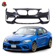 Передний Бампер Bmw 2 Серии F22 F23 M2 в Стиле Рестайлинга, Черный Полипропилен