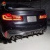 Диффузор задний 3D для BMW 5 серии F90, углеродное воло