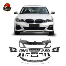 Обвес в Стиле G20 Mt для Bmw 3 Серии G20 G28, Черный Пластик.