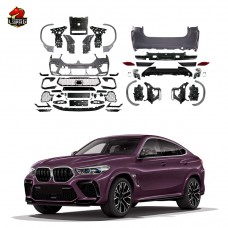 Комплект Бамперов X6m для Bmw X Серии G06 - Стиль и Качество в Черном Пластике Комплект Бамперов X6m для Bmw X Серии G06 - Стиль и Качество в Черном Пластике