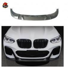 Передняя Губа Bmw X3 G01 в Глянцевом Черном Карбоне