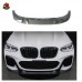 Передняя губа BMW X3 G01 в глянцевом черном карбоне