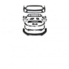 Передний Бампер Mach-1 для Ford Mustang: Стиль 2015-2017, Улучшенный Черный Пп