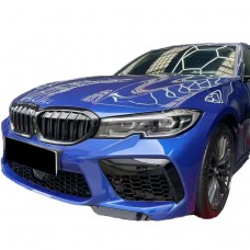 Бампер M8 для Bmw 3 Серии G20 G28, Черный, Pp, Новый Бампер M8 для Bmw 3 Серии G20 G28, Черный, Pp, Новый