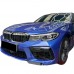 Бампер M8 для BMW 3 серии G20 G28, черный, PP, новый Бампер M8 для BMW 3 серии G20 G28, черный, PP, новый