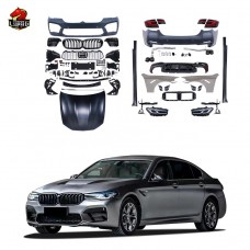Бампер для Bmw 5-й Серии M5, Обновление До G30 Lci 2022, Капот, Фары, Задние Фонари, Решетка. Новинка!
