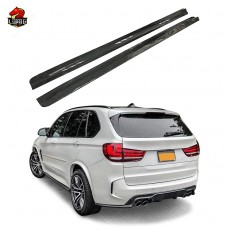 Боковые Юбки Углеродного Волокна для Bmw X5m - Стиль 3d