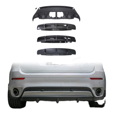 Диффузор задний MP Style для BMW X6 черного цвета из уг Диффузор задний MP Style для BMW X6 черного цвета из уг