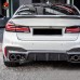 Передняя губа из углеродного волокна для BMW M5 F90: ст