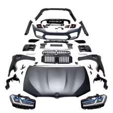 Комплект Обвеса для Bmw 5-й Серии. Черный Пластик. Апгрейд До G30 2022.