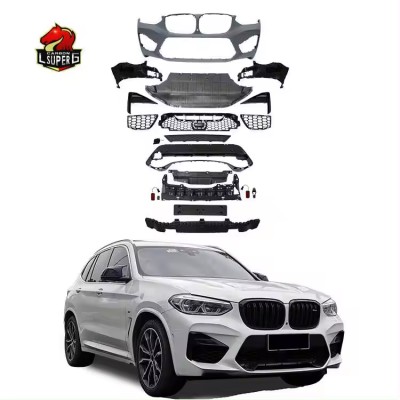 Обвес для BMW X3, бамперы и юбки, задний диффузор, плас
