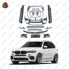 Обвес X5m для Bmw X5 F15: Бамперы, Боковые Юбки, Насадки на Выхлопную Систему. Черный Пластик 2013-2018