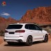 Бампер BMW X5 G05 в стиле MT. Черный пластик.