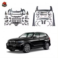 Бампер Bmw X5 G05 в Стиле Mt. Черный Пластик.