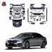 Бамперы и фары для BMW M5, черная грунтовка, пластик.