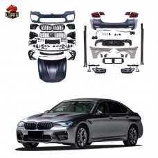 Бамперы и Фары для Bmw M5, Черная Грунтовка, Пластик.