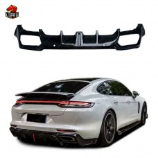Диффузор из Углеродного Волокна для Porsche Panamera. Черный. Улучшите Свой Автомобиль!