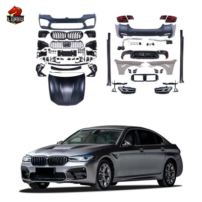 Комплект кузова BMW 5-й серии F10 LCI, черный пластик